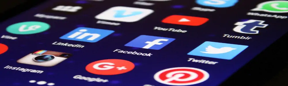 Social Media Management - mobile Icons